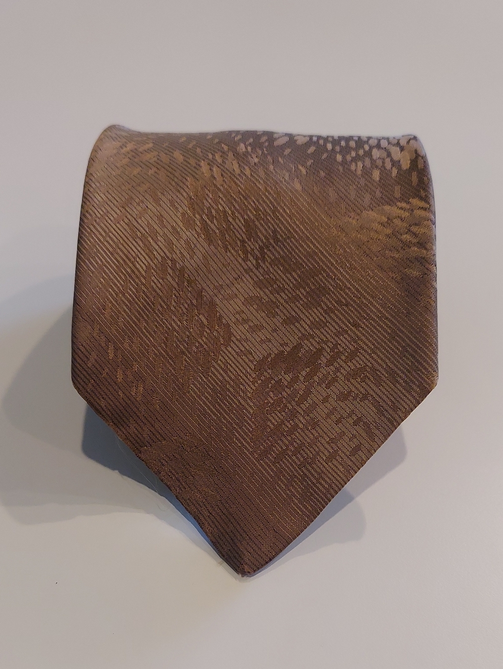 Vintage Lewis Wilson By Damon Brown Textured Silk Tie